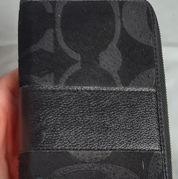 Vtg Coach Clutch Wallet Deep Thread Evening Fashion - Picture 6 of 16